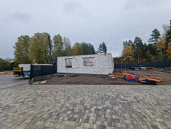 Строительство гаража из газобетона в скандинавском стиле - СтройЛюкс